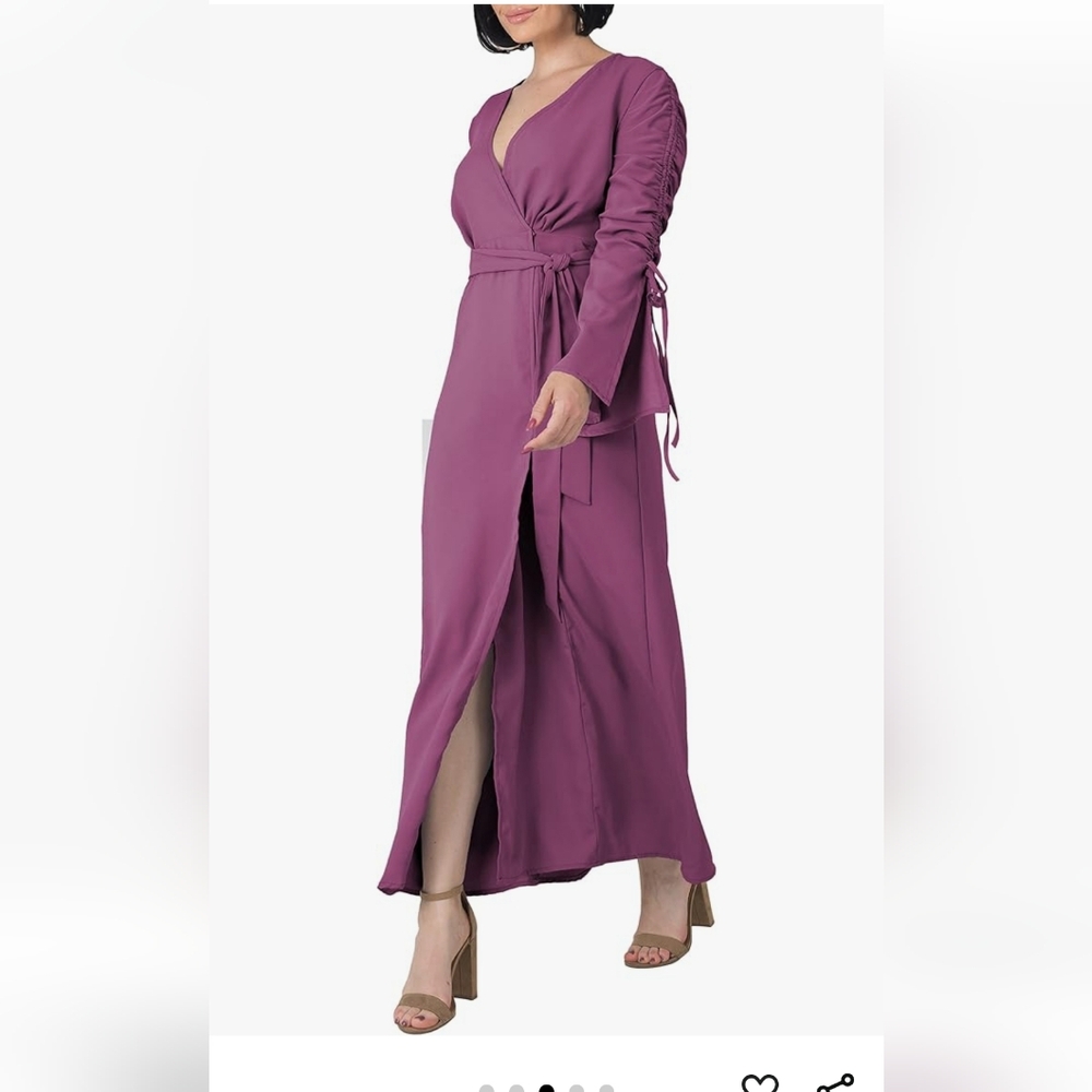 Standards & Practices kimono wrap maxi dress.  Sz XL.  New